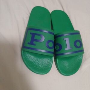 Polo by Ralph Lauren Men Green Slide Sandals